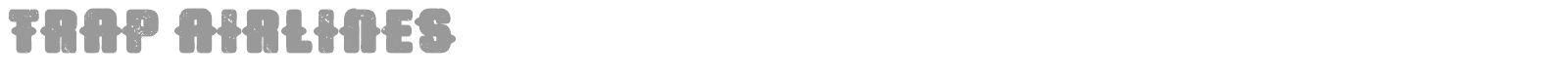 Trap Airlines font preview